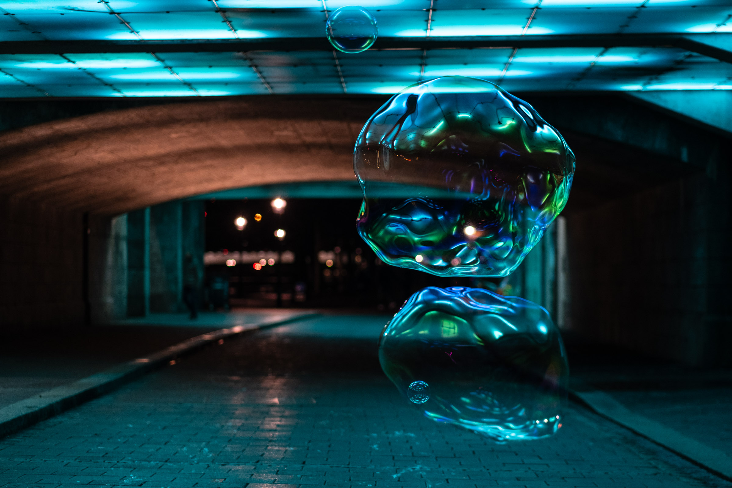 soap bubbles