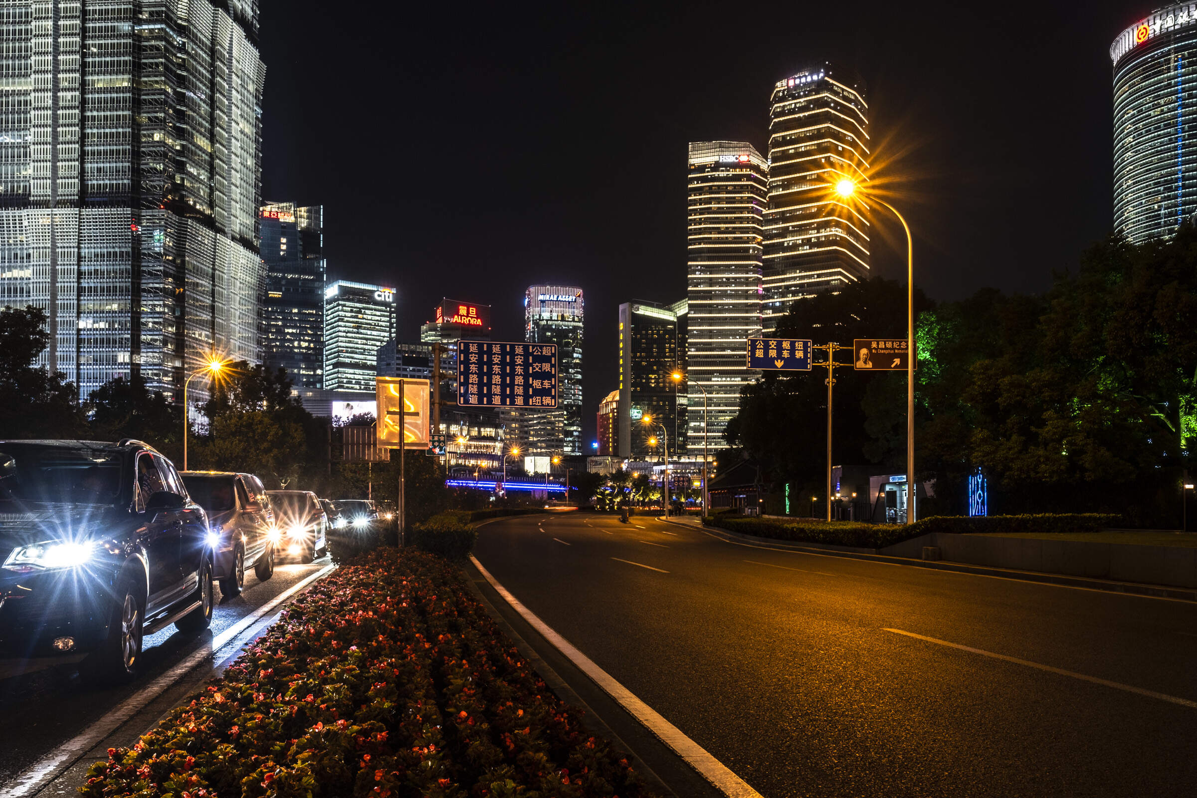 cities at night